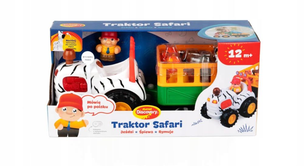 Dumel Discovery Traktor Na SAFARI Efekty Dźwiękowe - INTERAKTYWNY 12 m