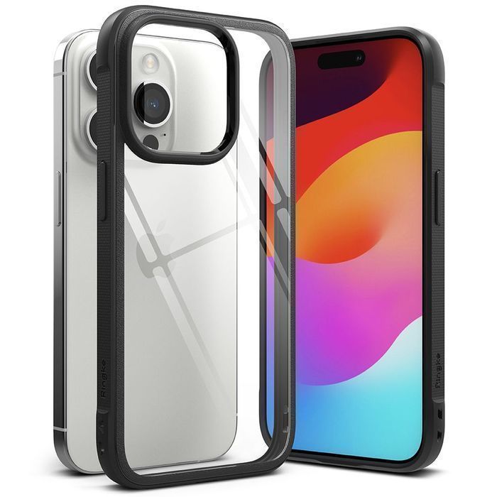 Etui Ringke Fusion Bold do iPhone'a 15 Pro Max, Kolor: Czarny