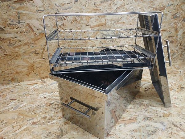 ‼️Вибір з нержавійки‼️ Коптильня коптилка для риби м'яса сала