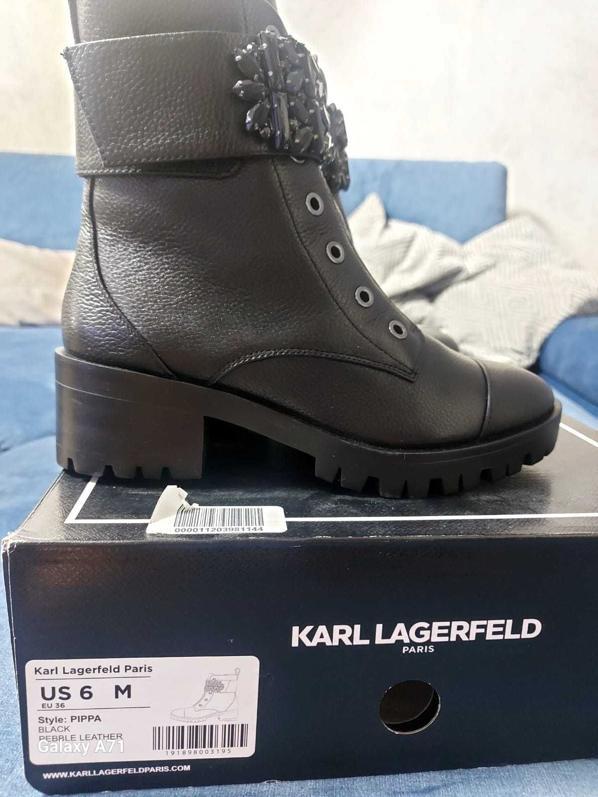 Взуття жіноче демі (осінь-весна) Carl Lagerfeld НОВЕ, натур. шкіра, 36