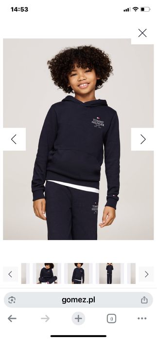bluza z kapturem Tommy Hilfiger 164 jak nowa