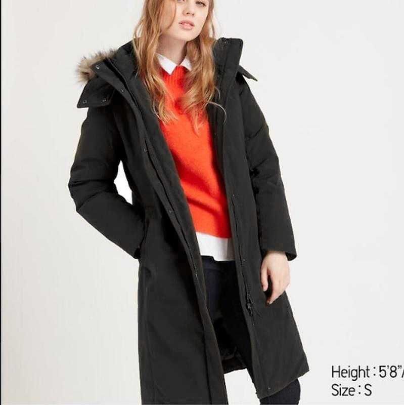 Теплий пуховик, uniqlo down coat