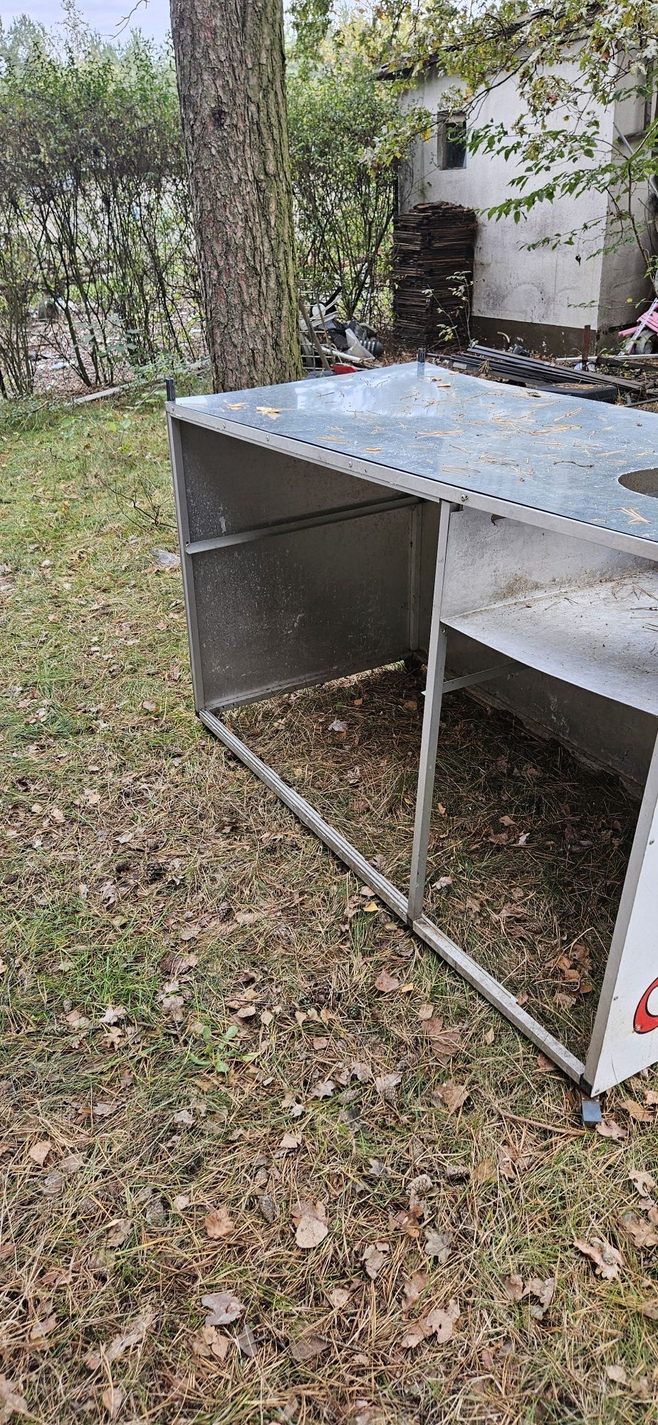 Wózek gastro zakręcony ziemniak itp + krajalnica