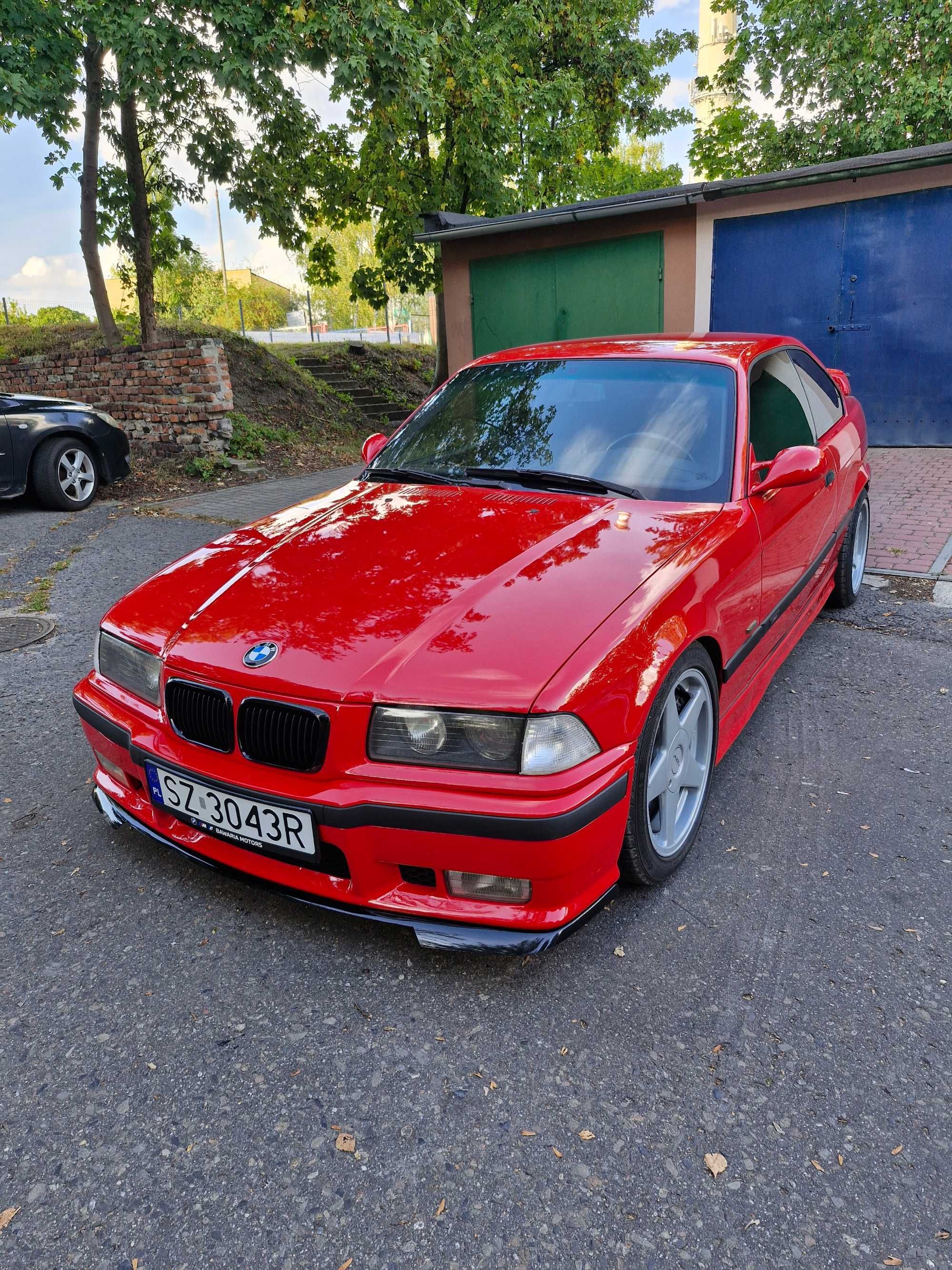 Bmw e36 coupe hellrot