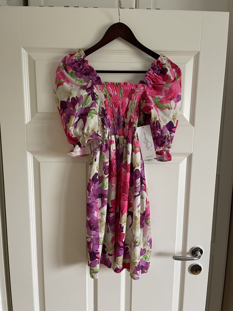 Sukienka letnia w kwiaty mini S/M
