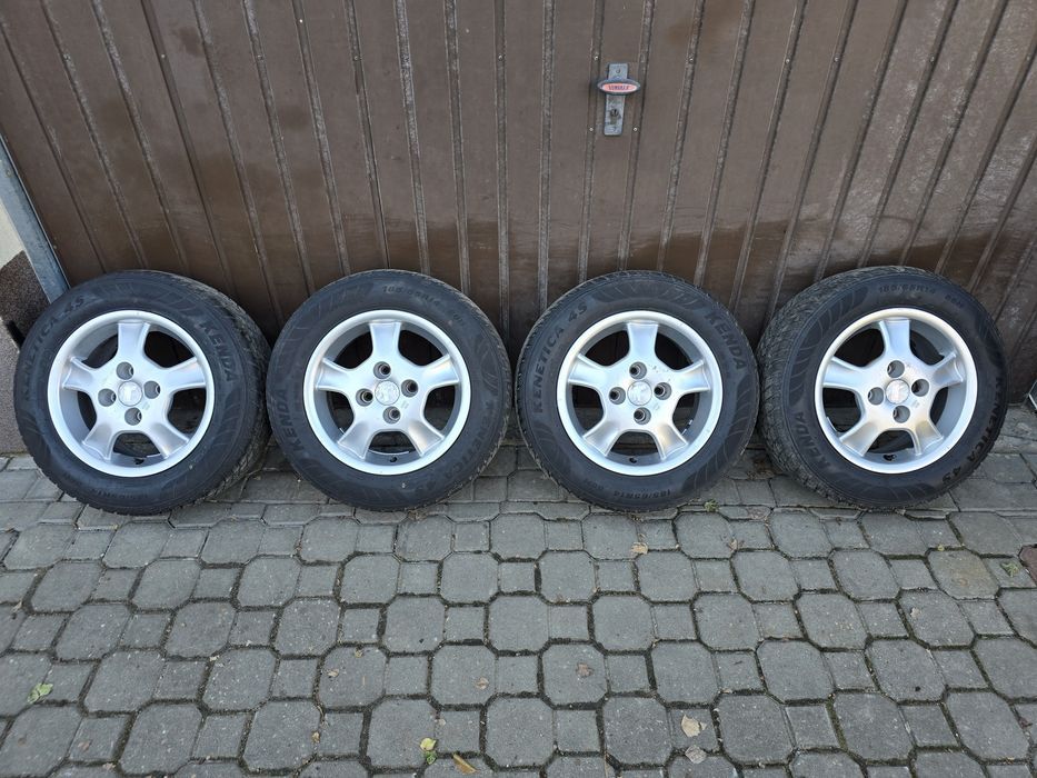 Felgi z oponami 185/65R14 Ford Fiesta 4x108 Fusion Focus Puma KA+