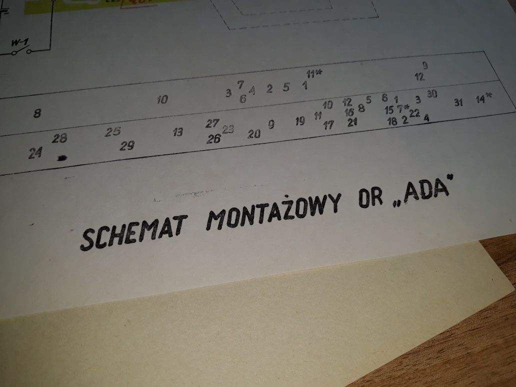 Instrukcja serwisowa UNITRA ADA TYP MOT-755