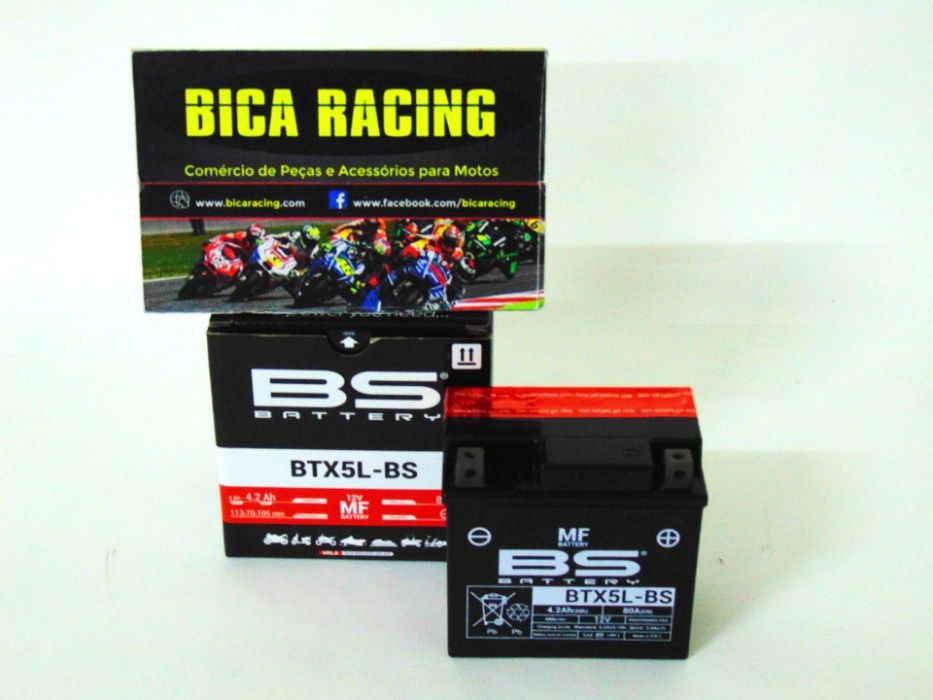 Bateria BS Battery BTX5L-BS Aprilia Honda KTM Kymco Suzuki yamaha