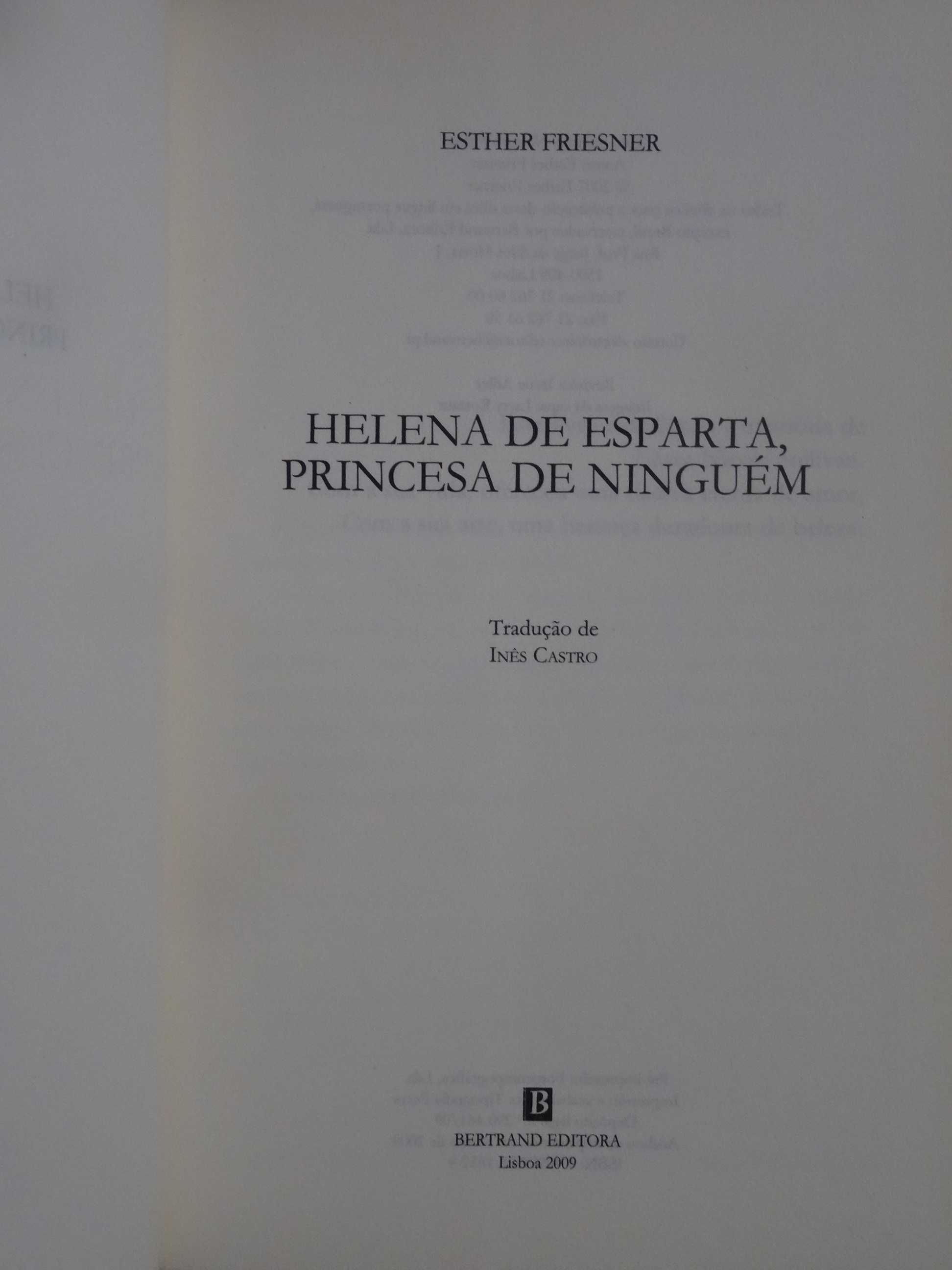 Helena de Esparta de Esther Friesner