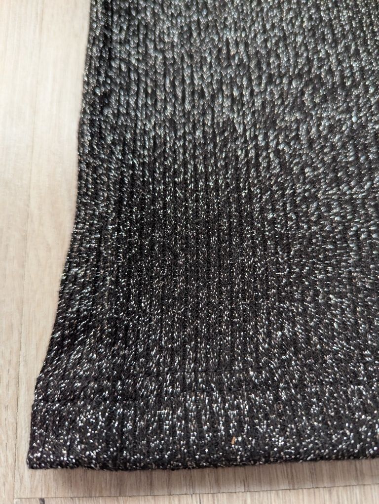 Bluzka imprezowa rozm 146/152 srebrna nitka