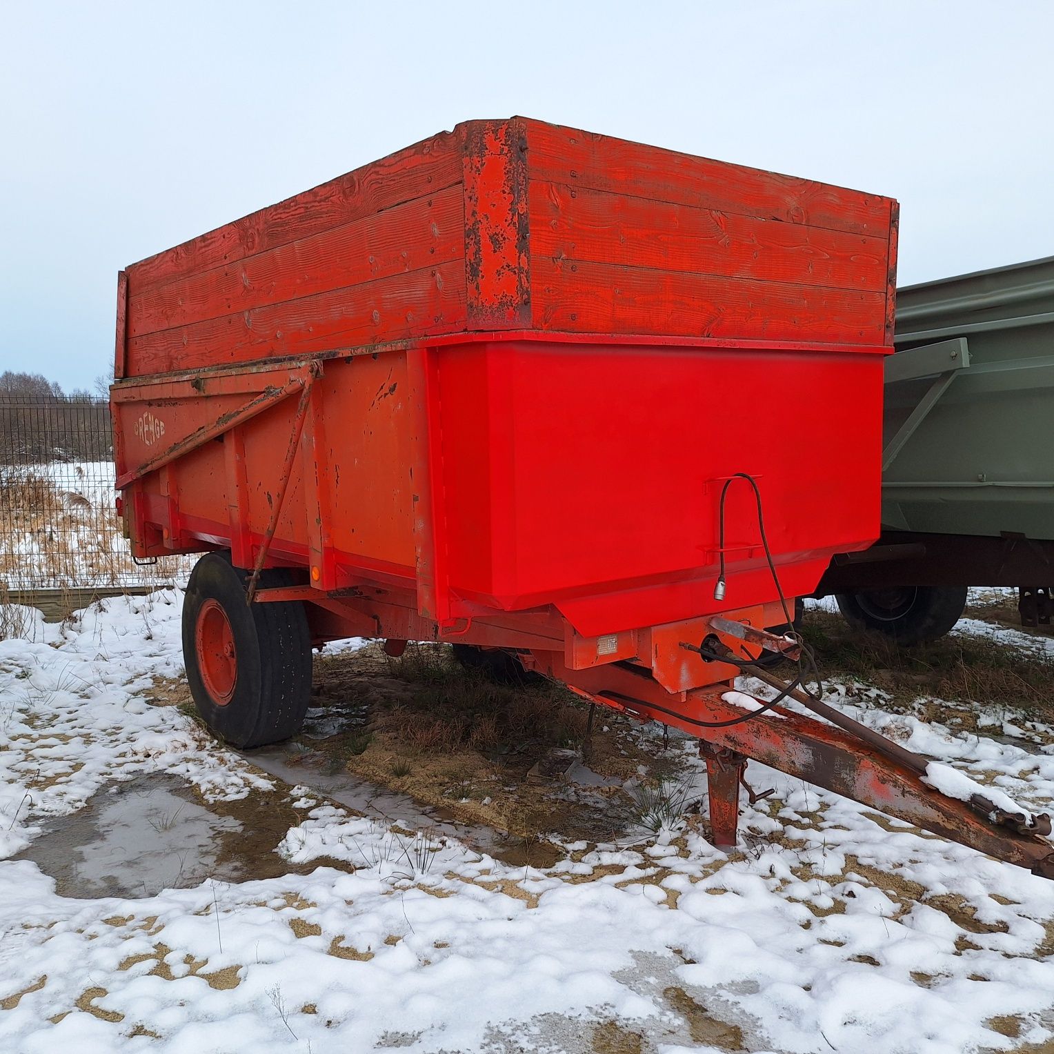 Przyczepa skorupowa 8 leboulch brimont  Legrand
brimont wywrotka 8-14t