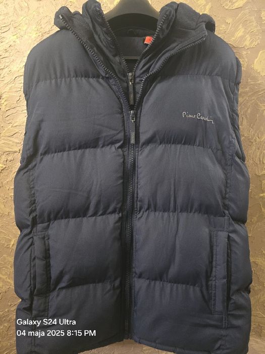 Kamizelka trekkingowa zimowa bezrękawnik z kapturem Pierre Cardin L/XL