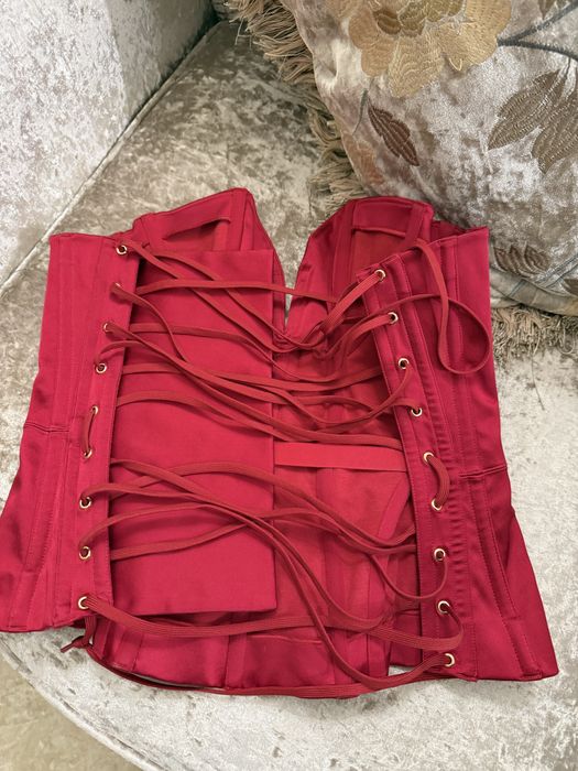 Корсет agent provocateur красный шелковый оригинал
