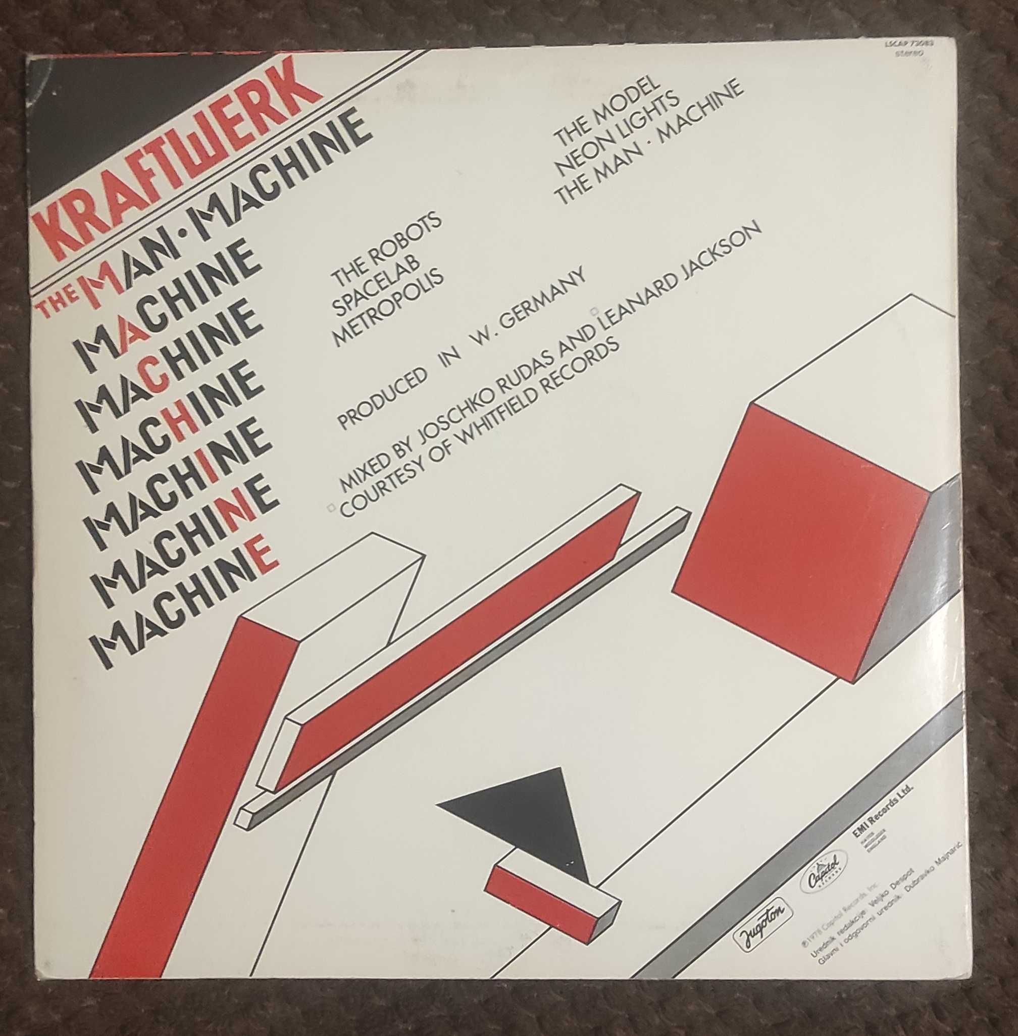 Вінілова платівка Kraftwerk: Man-Machine