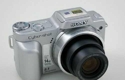 Фотоаппарат SONY Cyber-shot DSC-H3 Silver (Япония) в рабочем состоянии