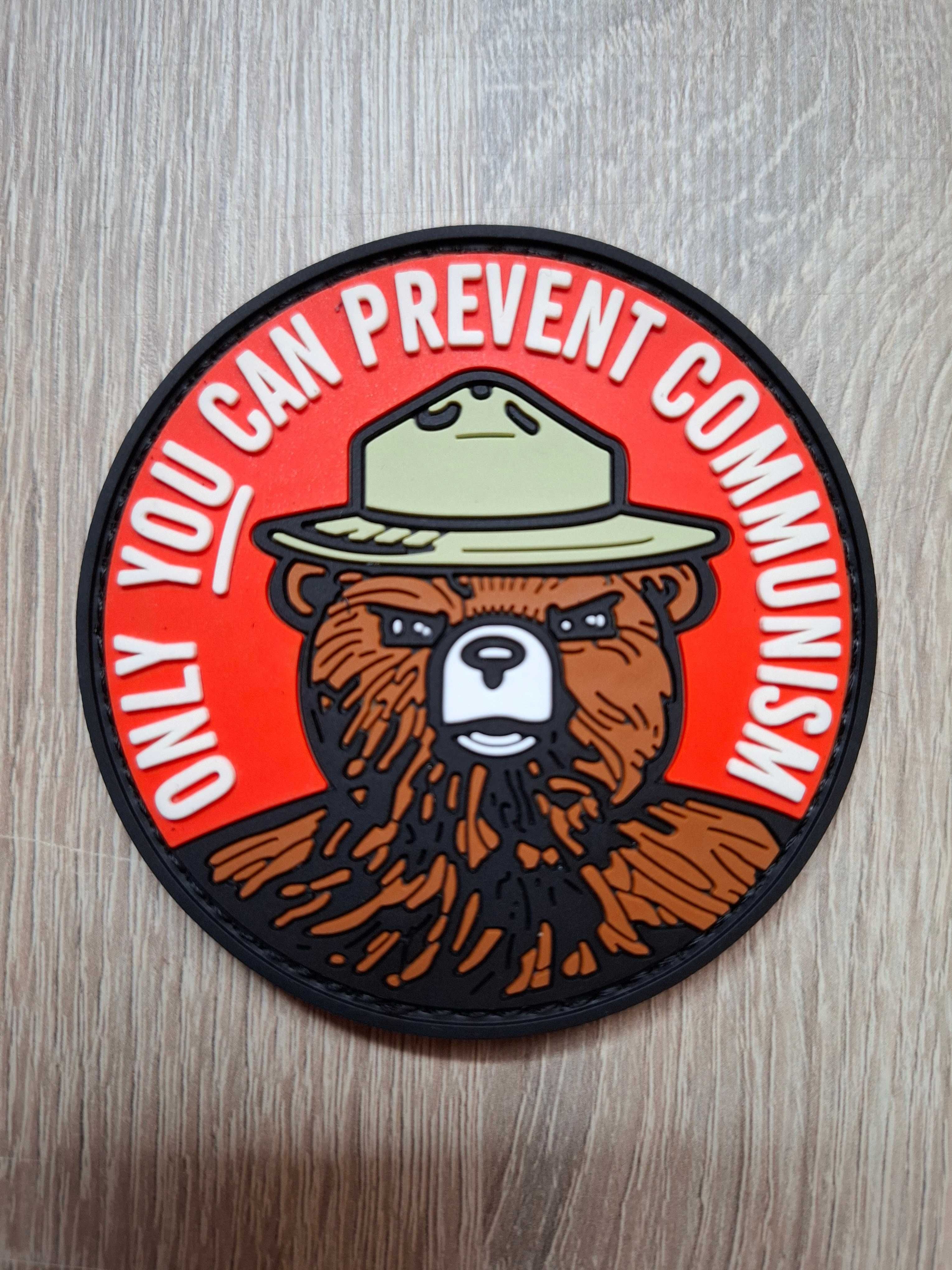 Naszywka Morale Smokey Bear "Only You Can Prevent Communism" PVC Patch