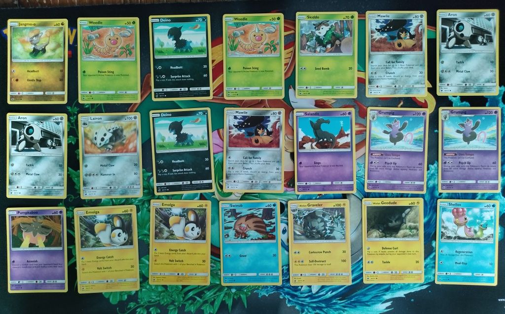 75 kart Pokemon z dodatku Sun&Moon Crimson Invasion