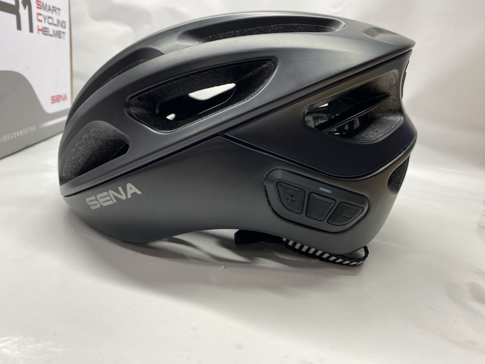 Kask rowerowy szosowy Sena R1 z interkomem bluetooth inteligentny M