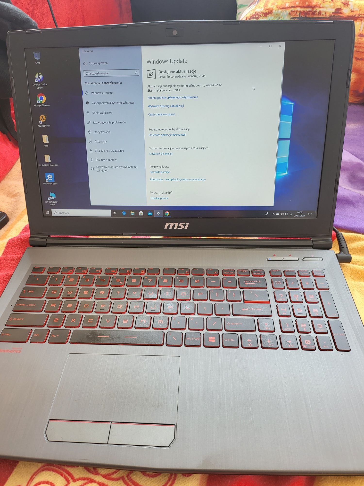 Laptop Msi gamingowy