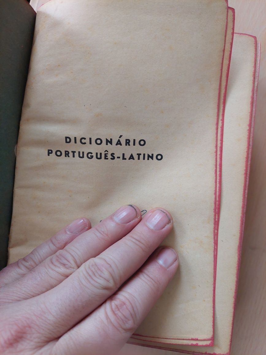 Livro dicionario português latino