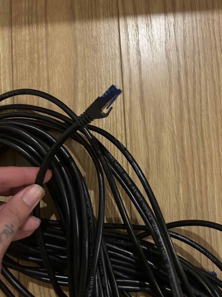Cabo Ethernet 20m RJ45 cat 6