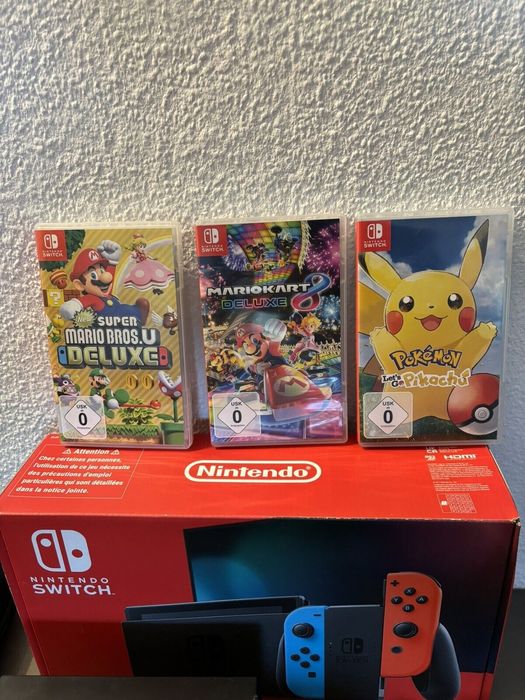 Console Nintendo Switch em ótimo estado