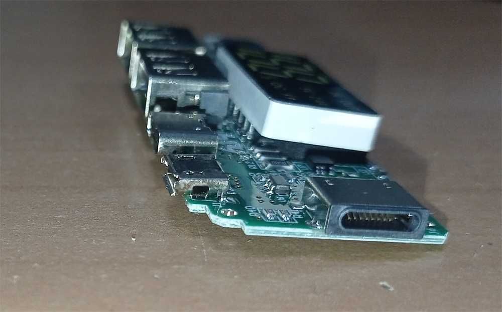 Плата модуль powerbank 18650 type С micro USB