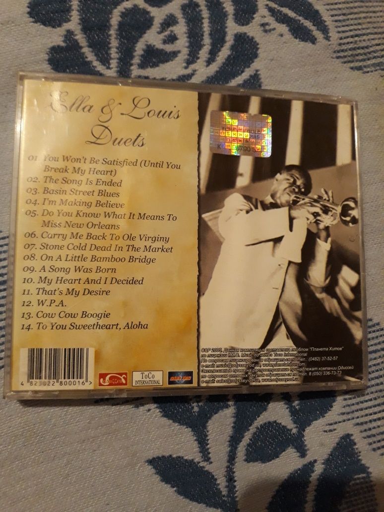 CD louis armstrong songs диск джаз классика америка английский