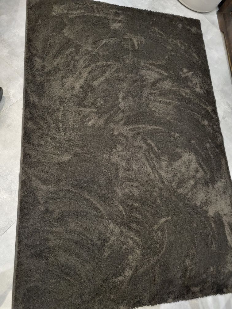 Dywan, czarny, miękki  230x153 cm