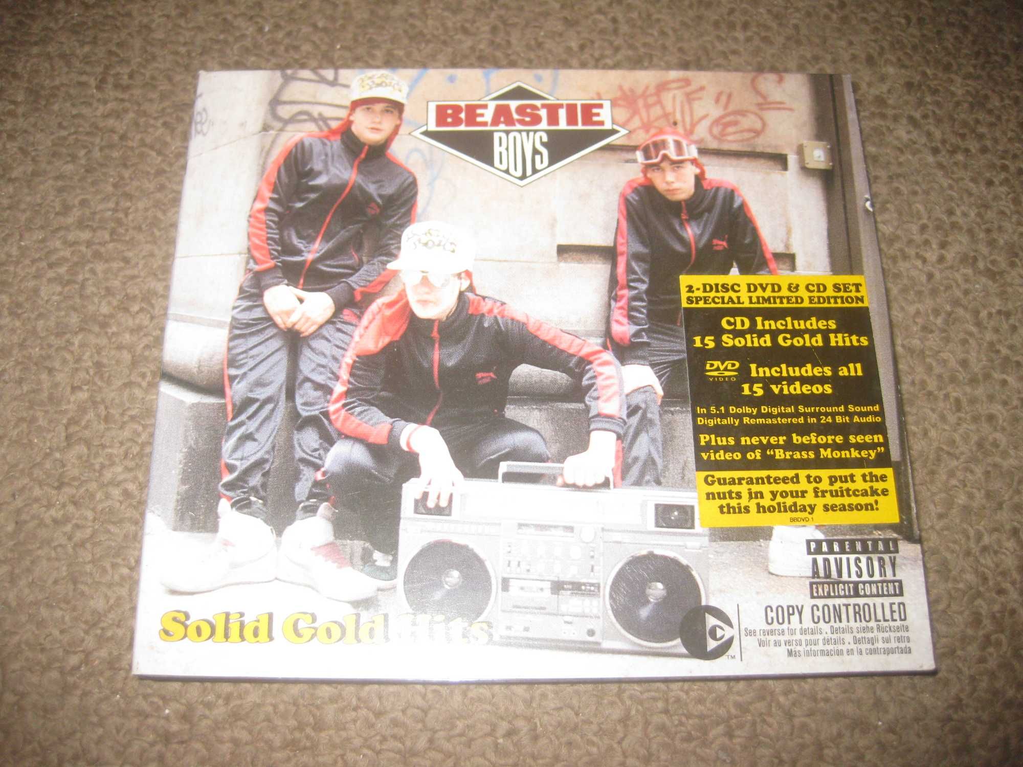CD+DVD dos Beastie Boys "Solid Gold Hits" Edição Limitada Digipack!