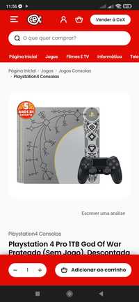 PlayStation 4 pro ediçao especial