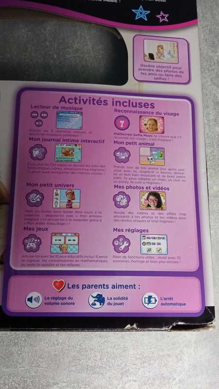 Vtech Magiczny pamiętnik z aparatem i odtwarzaczem FR