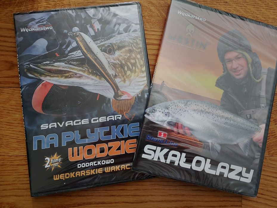 Płyty dvd wędkarstwo nowe