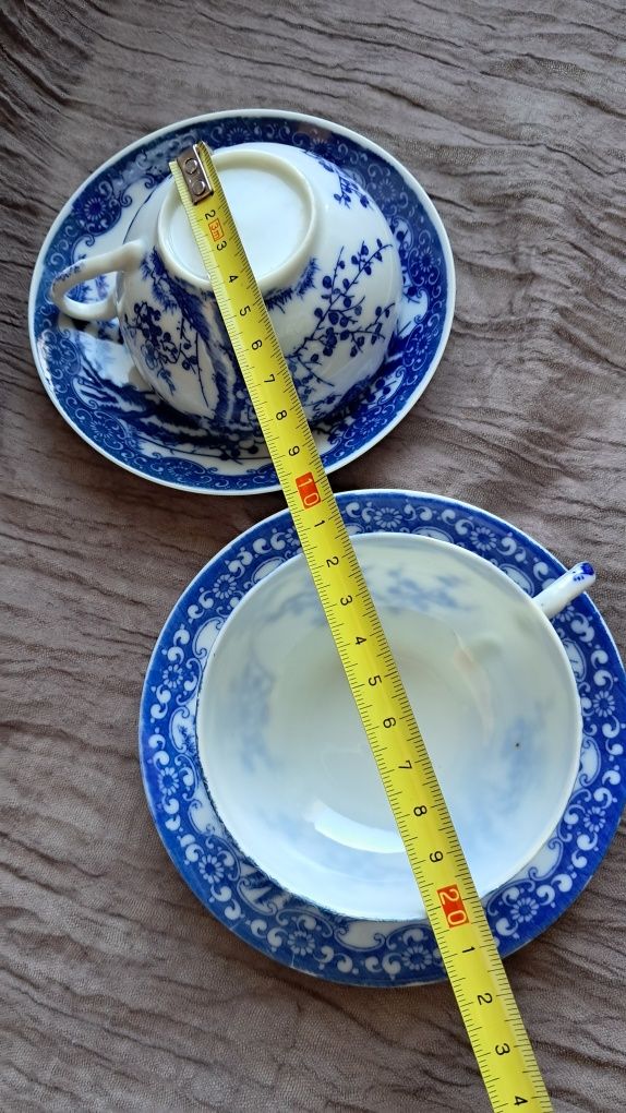 Herbaciany, porcelanowy komplecik dla dwojga
