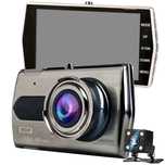 Kamera samochód full HD wyświetlacz LCD cofanie wideorejestrator 10094