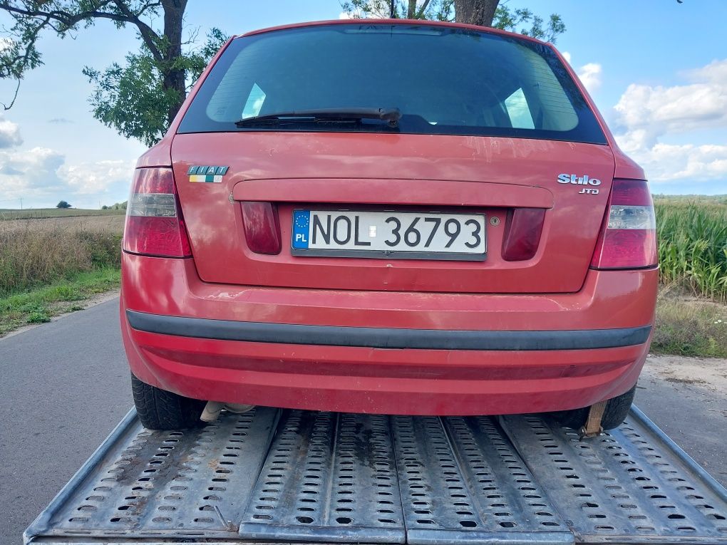 Części fiat stilo 1.9 jtd silnik skrzynia drzwi klapa szyba zderzak