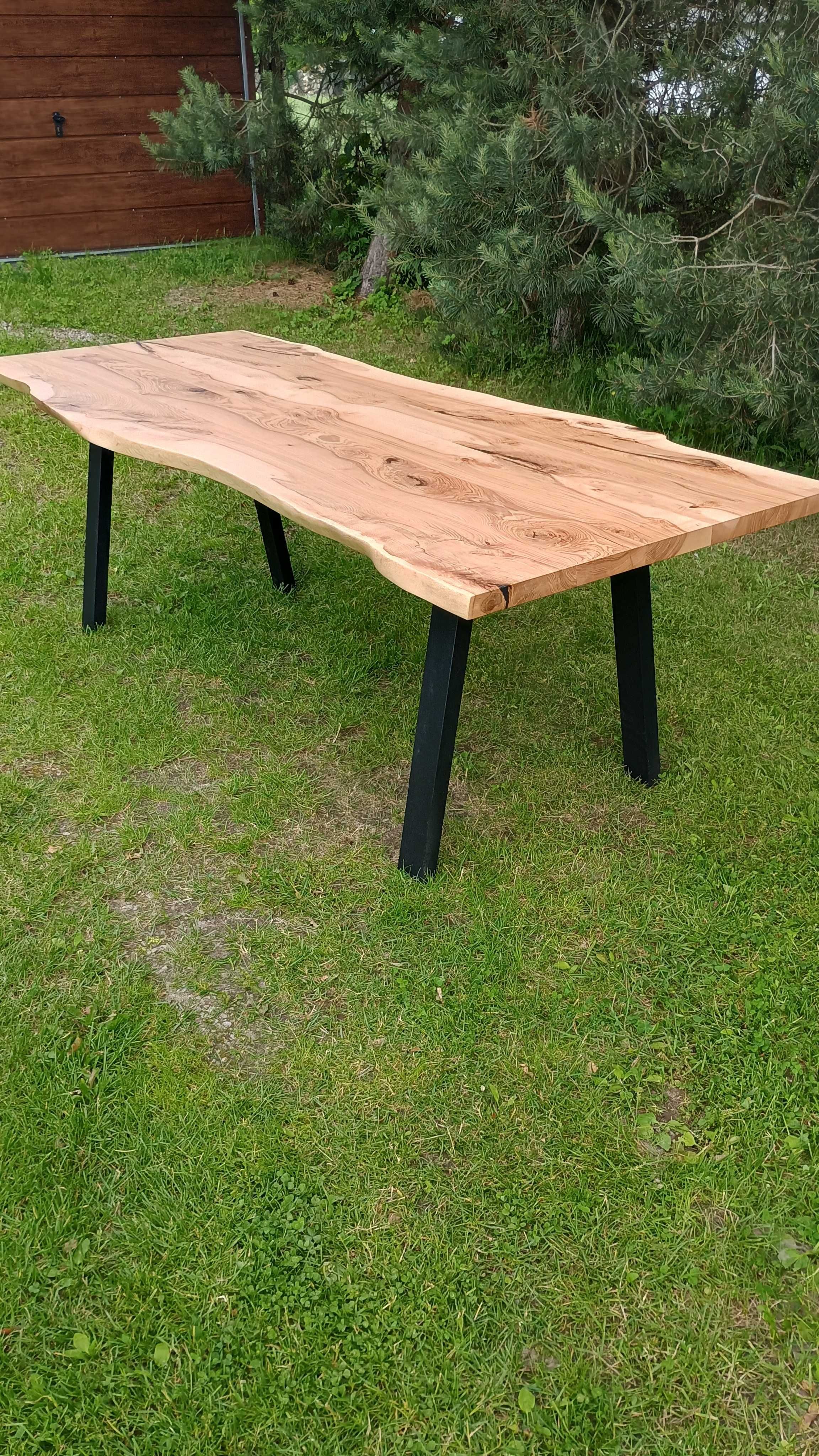 Stół blat  jesionowy dębowy loft rustykalny