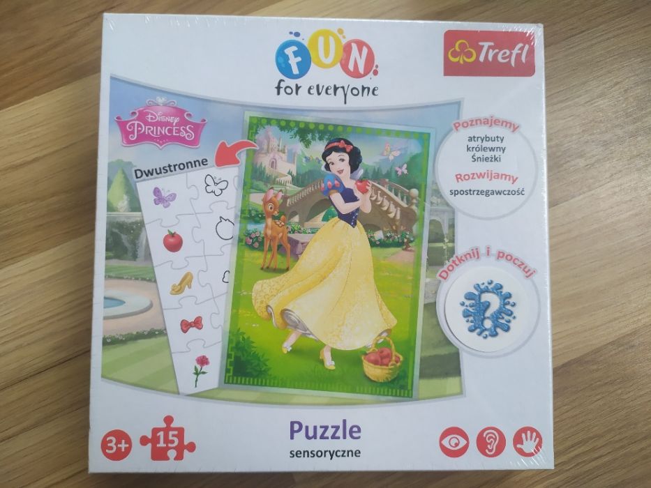 Puzzle sensoryczne Trefl Królewna Śnieżka Princess Fun for everyone