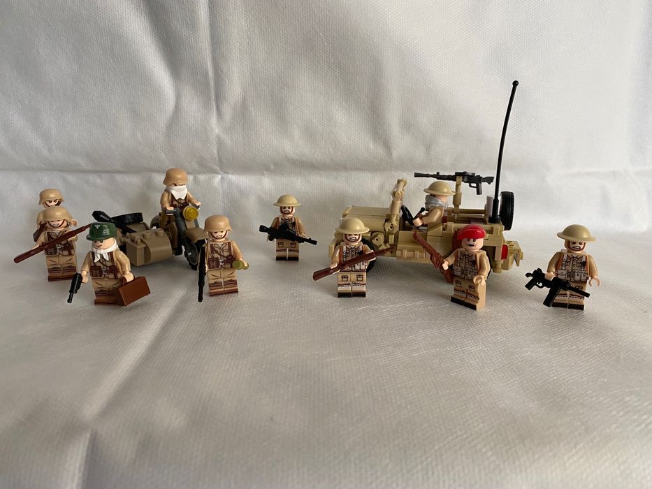 Lego WWII - Segunda Guerra. Veículos e figuras