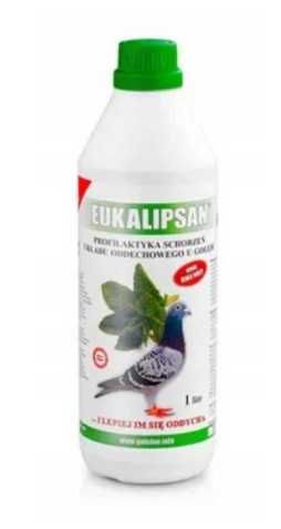 Dla Gołębi Preparat PATRON EUKALIPSAN Fresh na Drogi Oddechowe 1000ml