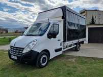 Renault Master Skrzyniowy 4.5 x 2.2 Firanka Klimatyzacja  Max rozstaw osi Salon PL