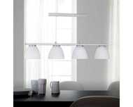 LED WOFI Nowoczesna Lampa Wisząca 4punktowa 3000K 1640LM Kuchnia Salon