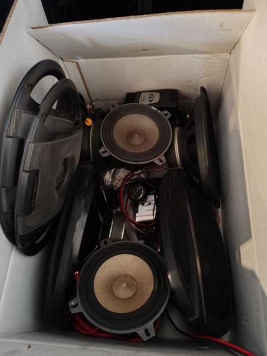 Sistema de som amplificador radio coluna