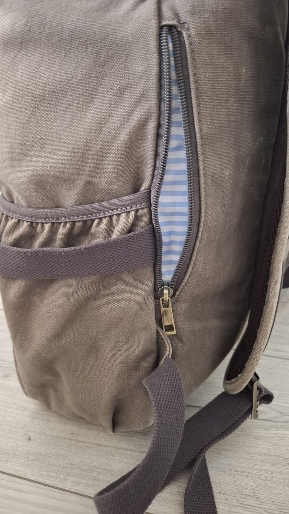 Plecak płócienny canvas evervanz 23l laptop 15 cali