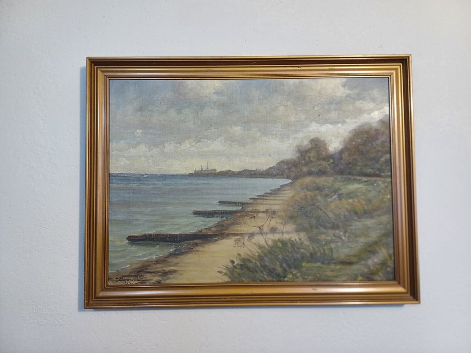 Stary obraz na płótnie sygnowany 1940