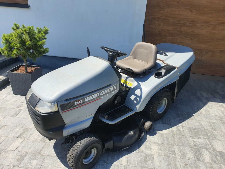 Kosiarka traktorek 20hp V2 kosz centralny "Husqvarna"107cm koszenia