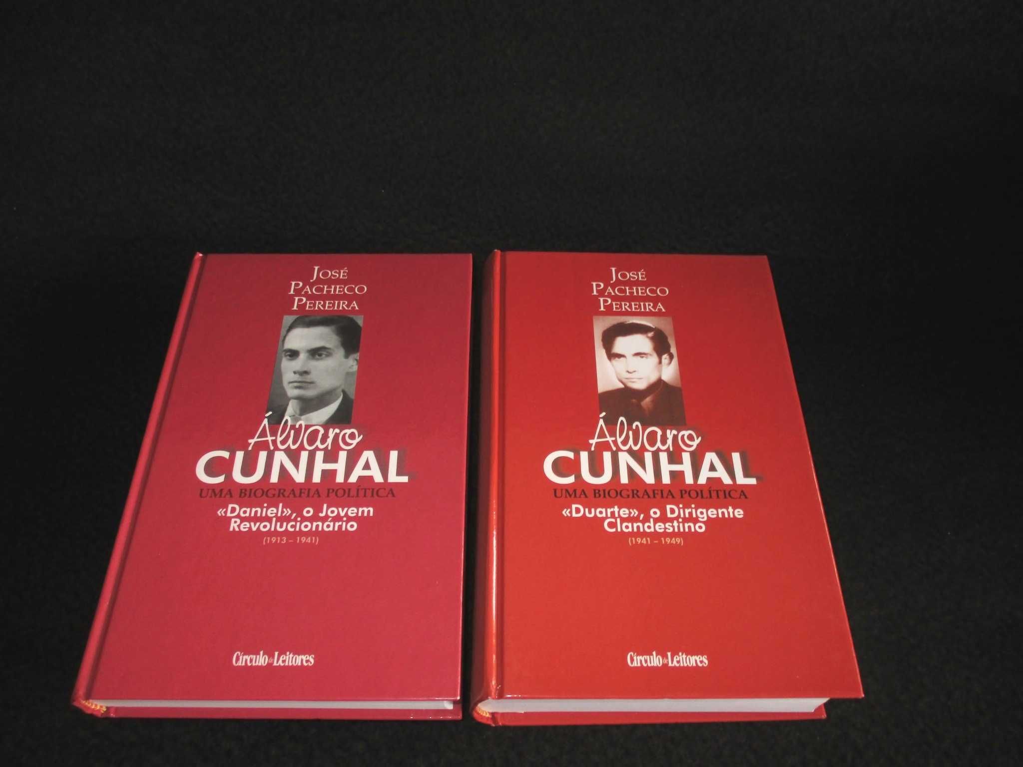 Livros Álvaro Cunhal Uma Biografia Política vol I e II Pacheco Pereira