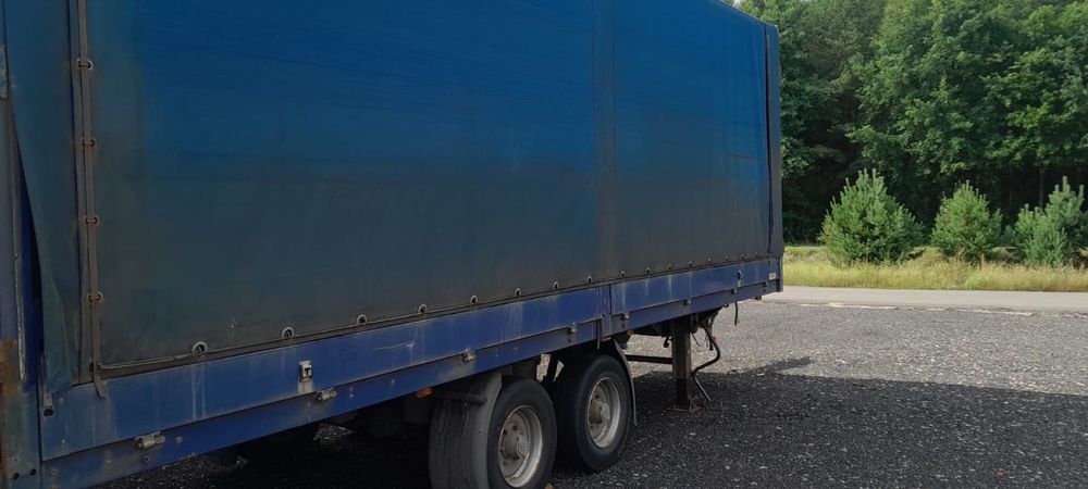 Przyczepa przejazdowa / burto-plandeka / górny zaczep / tandem JUNGE