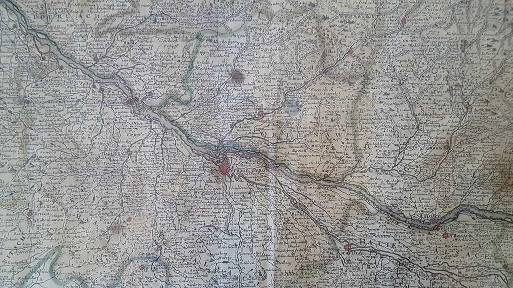Mapa z XVIII wieku