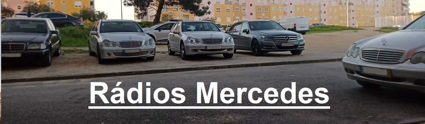 Rádios Mercedes W203 w209 W211 w212 com Montagem